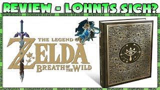 Zelda Breath of the Wild  Deluxe Edition Buch【Unboxing】 [upl. by Etnaik]