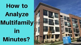 How to Analyze Multifamily Properties in 5 Minutes [upl. by Sitarski656]