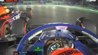 Verstappen quotWhat a stupid idiot”Ocon “That’s a joke honestly… Verstappen diving into Turn 1 crazy [upl. by Gradey]