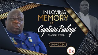 FUNERAL SERVICE OF CAPTAIN BALOYI MAGEZI CECIL [upl. by Enelahs]