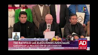 TSE ratifica elecciones judiciales [upl. by Fiorenza739]