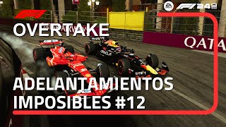 F1 24  Adelantamientos impresionantes en F1 24 parte 12 [upl. by Sumerlin]