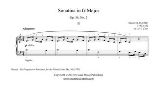 Clementi  Sonatina Op 36 No 2 23 [upl. by Einittirb552]