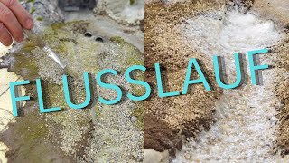 Modellbau Flusslauf selber gestalten Aber WIE [upl. by Lewan]