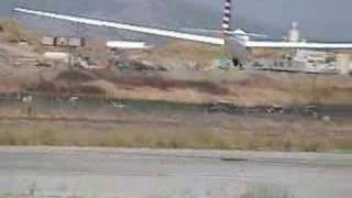 Crosswind fullslip glider landing [upl. by Neeloc559]