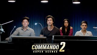 Commando 2 Super Scene  Zafar ki maut ko aise zaya hone dogi  Vidyut Jammwal  Adah Sharma [upl. by Yung]