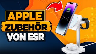 iPhoneZubehör von ESR Kabelloses Ladeset Ladestation MagSafe Wallet amp Powerbank [upl. by Ferren]