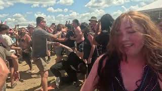 Vended  The Far Side Live  Rocklahoma 2024 Pit Action Row Pit Crowd Surfers moshpit rowpit [upl. by Guria]