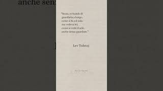 Lev tolstoj letteratura poesia frasi poeta crescitapersonale perte [upl. by Stichter]