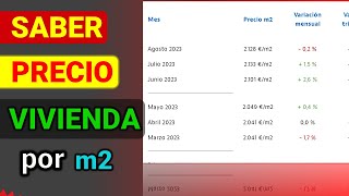 Calcular El Precio De La Vivienda en Tu Ciudad por m2 [upl. by Adnolaj205]