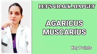 AGARICUS MUSCARIUSKEY POINTSMATERIA MEDICALETS CRACK AIAPGET [upl. by Mohammad323]