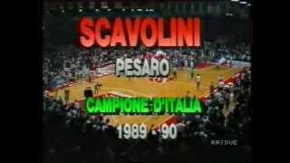 1990  i Campioni siamo sempre noi lo scudetto torna a Pesaro [upl. by Hillegass809]