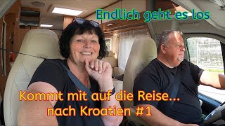 Kommt mit auf die Reisenach Kroatien Teil 1 Anreise Vlog1523 [upl. by Dlareme]