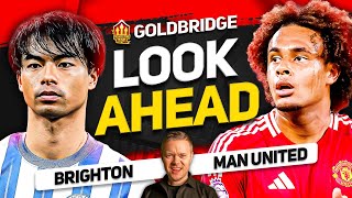 DE LIGT amp ZIRKZEE MUST START Brighton vs Manchester United Preview [upl. by Aivatal265]