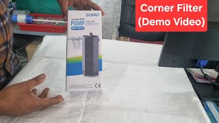 Sobo corner filter wp707C  Demo video  English [upl. by Ateiluj]