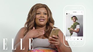 Netflixs Nicole Byer InstaStalks Beyoncé Antoni Porowski and Cardi Bs Food Pics  ELLE [upl. by Xineohp377]