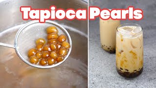 How to Make Tapioca Pearls [upl. by Derreg207]