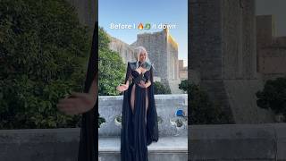 You cant take me anywhere I might say dracarys 🔥 gameofthrones daenerystargaryen dubrovnik [upl. by Ahsilyt]