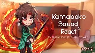 Kamaboko Squad Reacts to Tanjiro  Entertainment District Arc  TW Blood  Read Desc [upl. by Leak162]