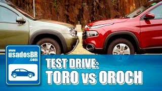 Avaliação Fiat Toro VS Renault Oroch [upl. by Bear8]