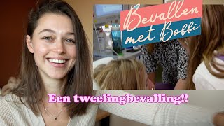 Bevallen met Bobbi Doula reageert  Een tweelingbevalling  inleiding  Vaginale geboorte [upl. by Wun20]