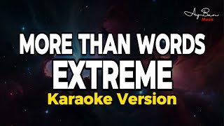 Extreme  More Than Words KARAOKE POP [upl. by Ycrem828]