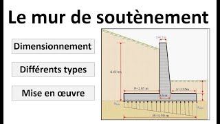 LES MURS DE SOUTENEMENT [upl. by Cordelie]