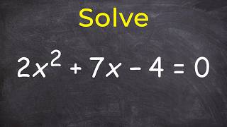 Solving a quadratic by completing the square [upl. by Elleiad]