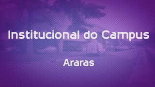 Que curso eu faço Conheça o campus Araras da UFSCar [upl. by Aikemal310]