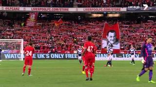 Liverpool FC amp 95000 Australian fans sing quotYoull Never Walk Alonequot FULL Dolby MCG July 242013 [upl. by Chico]