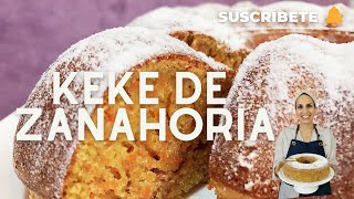 ¡KEKE DE ZANAHORIA Suavecito húmedo y súper esponjoso Todos mis tips Sandra Jarufe  Pasteleria [upl. by Lala83]