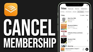 How To Cancel Audible Membership On Mobile 2024 [upl. by Harleigh]