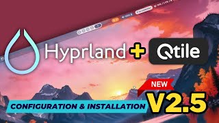 Advanced HYPRLAND and QTILE setup with dotfiles 25 New WAYBAR Theme news for Qtile X11 amp Wayland [upl. by Maria703]