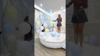 10FT Transparent Inflatable Dome Tent with Jump Base Balloons for Party smarthomedaily shopping [upl. by Namaan]