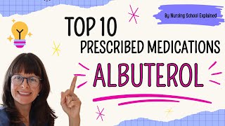 Top 10 Prescribed Medications ALBUTEROL pharmacology [upl. by Nnylyahs11]