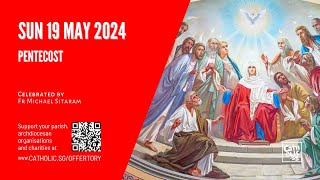 Catholic Sunday Mass Online  Pentecost 19 May 2024 [upl. by Kcirdnekal]