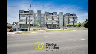 2031457 North Road CLAYTON – Apartment tour by Student Housing Australia [upl. by Reilly]