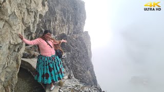 Este camino es realmente sorprendente ubicado en la cordillera de Los Andes Bolivia  CHOLITA ISABEL [upl. by Douglass]