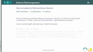 Umsatzsteuer TEIL 1 die Begriffe Mehrwertsteuer Umsatzsteuer Vorsteuer [upl. by Oirelav]