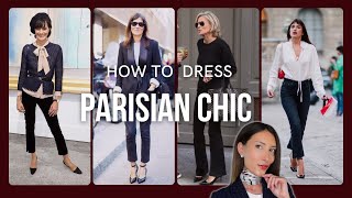 HOW TO DRESS PARISIAN CHIC  FRENCH FASHION SECRETS FOR WOMEN OVER 50 [upl. by Feinstein872]