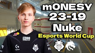 CS2 POV  G2 m0NESY 2319 vs Spirit Nuke Esports World Cup 2024 [upl. by Bourke]