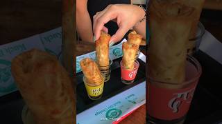 Cheese Cigar Rolls 😋 cheeselover cheeserolls recipeshorts motivational ytshortsviral trending [upl. by Dilaw]