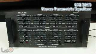 SAE 2800 Stereo Parametric Equalizer [upl. by Haisoj]