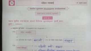 १० पंडिता रमाबाईstd 7thLesson 10 Pandita Ramabaiपाठ१० पंडिता रमाबाईCCE PatternMarathi workbook [upl. by Natika628]