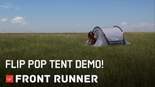 Front Runner Flip Pop Tent Demo at the Desert Rendezvous [upl. by Simon590]