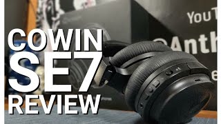 Cowin SE7 REVIEW Bluetooth ANC Wireless Headphones [upl. by Leahcam379]