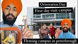 orientation at Fleming College 🇨🇦I Peterborough  Canada Ravinder vlogs [upl. by Ten]