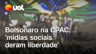 Bolsonaro na CPAC mídia sociais deram liberdade [upl. by Janetta847]