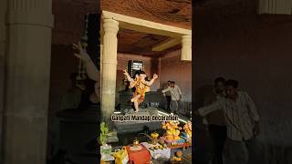 Ganpati Bappa mandam decoration 2024  Surat Gujarat ll mrjeetu143 ll ganpati viralshorts surat [upl. by Leiso]