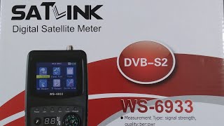 satlink WS6933 satellite finder । satlink ws6933 setup । dthinfobd । sat link meter ws6933 । DTH [upl. by Lagiba]